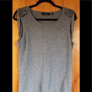 Cashmere Sweater with embellishments. Size L